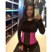Black Pure Latex Work Out Waist Trainer